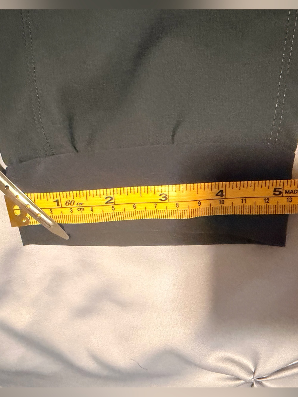 Patagonia Unisex Adults Sweatpants Gray Polyester Solid Drawstring Logo - Picture 6 of 9
